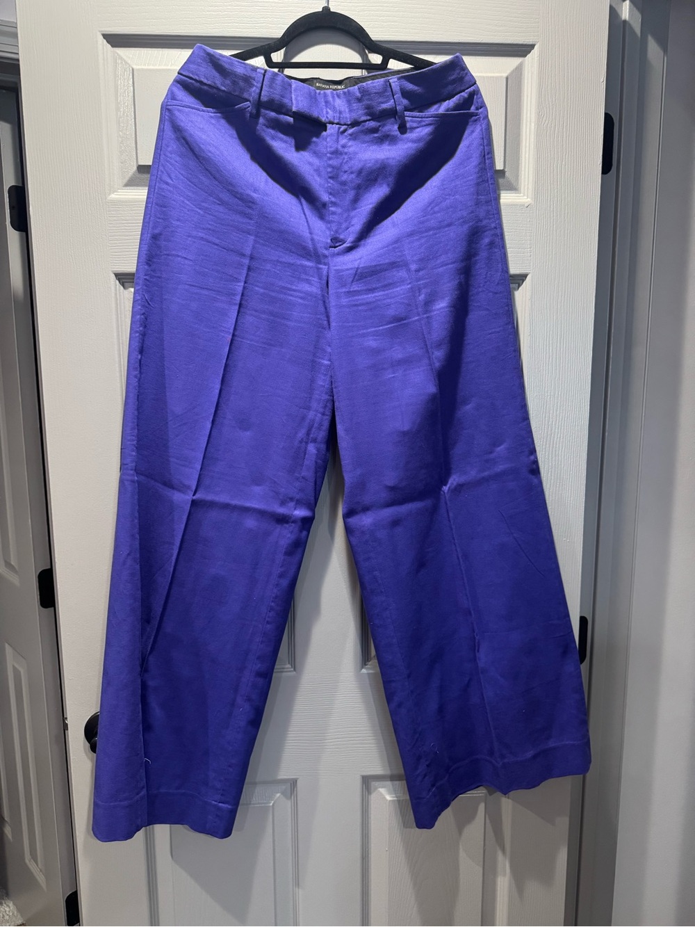 Banana Republic Violet Wide-Leg Trousers